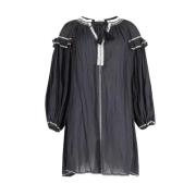 Pre-owned Cotton dresses Isabel Marant Pre-owned , Black , Dames