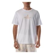Relaxed Fit Katoenen T-shirt The Silted Company , White , Heren