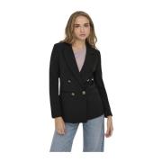 Life Long Sleeves Fit Blazer Vrouwen Only , Black , Dames