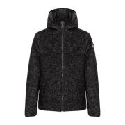 Zwarte Wollen Hoodie Aw23 Colmar , Black , Heren