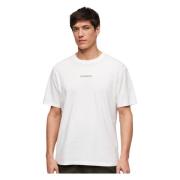 Stijlvol T-shirt voor mannen Superdry , White , Heren