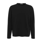 Zwarte Sweatshirt Ss24 Stefan Brandt , Black , Heren