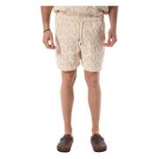 Bermuda shorts van katoen OAS , White , Heren