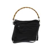 Pre-owned Nylon handbags Gucci Vintage , Black , Dames