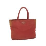 Pre-owned Nylon handbags Prada Vintage , Red , Dames