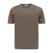 Beige Crewneck Katoenen T-Shirt Ss23 Cruna , Beige , Heren