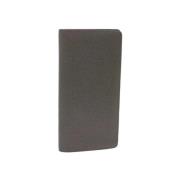 Pre-owned Leather wallets Louis Vuitton Vintage , Gray , Dames