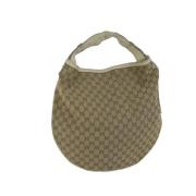 Pre-owned Canvas gucci-bags Gucci Vintage , Beige , Dames