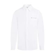 Witte Katoenen Overhemd Klassieke Stijl Marni , White , Heren