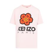 Faded Pink Loose T-Shirt Kenzo , Pink , Dames