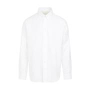 Witte Katoenen Overhemd 4G Logo Patroon Givenchy , White , Heren