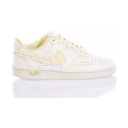 Handgemaakte Gele Sneakers Nike , White , Heren