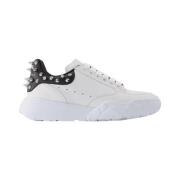 Pre-owned Leather sneakers Alexander McQueen Pre-owned , White , Heren