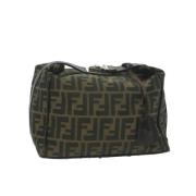 Pre-owned Canvas handbags Fendi Vintage , Brown , Dames