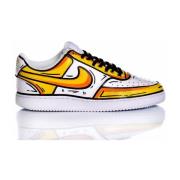 Handgemaakte Gele Sneakers Nike , Multicolor , Heren