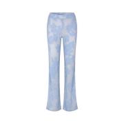 Flared Ribgefluwelen Broek Stine Goya , Blue , Dames