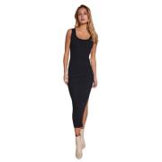 Aansluitende Stretch Tank Jurk Norr , Black , Dames