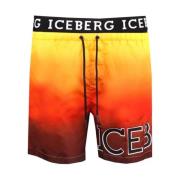 Stijlvolle Boardshorts voor Mannen Iceberg , Multicolor , Heren