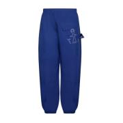 Blauwe Twisted Leg Joggers JW Anderson , Blue , Heren