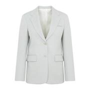 Sage Green Wool Blazer Lanvin , Green , Dames