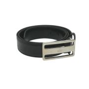 Pre-owned Leather belts Gucci Vintage , Black , Dames