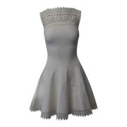 Pre-owned Fabric dresses Alaïa Pre-owned , White , Dames