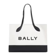 Neutrale Shopper Tote Bag Bally , White , Dames