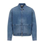 Blauwe Denim Jack Klassieke Stijl Fear Of God , Blue , Heren