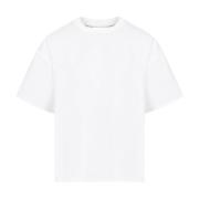 Gestreept Wit Katoenen T-shirt Bottega Veneta , White , Dames