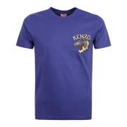 Tiger Varsity Slim T-Shirts en Polos Kenzo , Blue , Heren