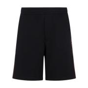 Zwarte Shorts Ss23 Herenkleding Alexander McQueen , Black , Heren