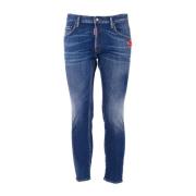 Klassieke Denim Jeans voor dagelijks gebruik Dsquared2 , Blue , Heren