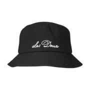 Seersucker Bucket Hat Les Deux , Black , Unisex