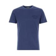 Stijlvolle T-shirts voor Mannen en Vrouwen Woolrich , Blue , Heren