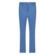 Technische Jersey Chino Stijl Broek Jane Lushka , Blue , Dames