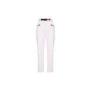 Ster Witte Slim-Fit Broek Takaturna , White , Dames