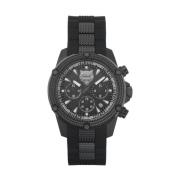 Hurricane Chrono Horloge Plein Sport , Black , Heren