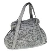 Pre-owned Nylon chanel-bags Chanel Vintage , Gray , Dames