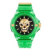 Skull Scuba Duba Edition Horloge Philipp Plein , Green , Heren