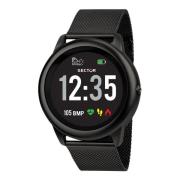 S-01 Smart Digitaal Zwart Mesh Horloge Sector No Limits , Black , Here...