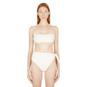 Fijne Strap Bikini Top Ziah , White , Dames