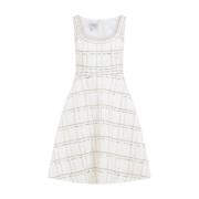 Witte Pailletten Midi Jurk Giambattista Valli , Multicolor , Dames