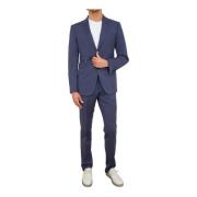 Blauw Pak Elegant Formele Kleding Emporio Armani , Blue , Heren