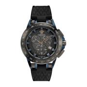 Sport Tech Chronograaf Horloge Versace , Black , Heren