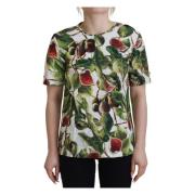 Katoenen Fruit T-shirt Dolce & Gabbana , Multicolor , Dames