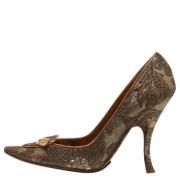 Pre-owned Fabric heels Dolce & Gabbana Pre-owned , Brown , Dames