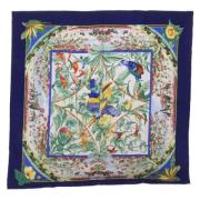 Pre-owned Silk scarves Hermès Vintage , Multicolor , Dames