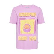 Shell T-shirt voor casual look Harper & Yve , Purple , Dames