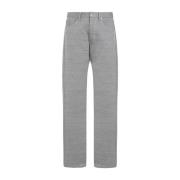 Grijze Katoenen Straight Jeans Maison Margiela , Gray , Heren