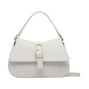 Flow Top Handtas Marshmallo Furla , White , Dames